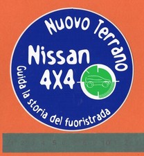 Adesivo Sticker Vintage Autocollant Aufkleber Auto Tuning NISSAN TERRANO 4x4