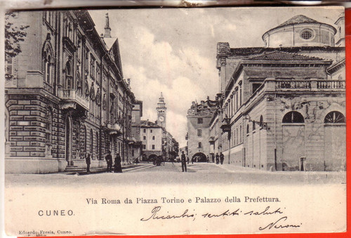 Cartolina cuneo citta - cartolina,