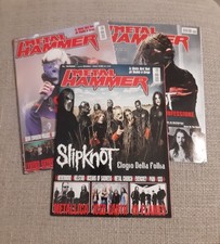 METAL HAMMER copertina SLIPKNOT lotte di 3 riviste heavy metal magazine