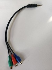 Cavo  Adattatore Audio Stereo 3 RCA femmina a Jack 3.5 mm maschio