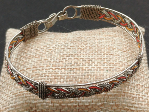 Bracciale rigido treccia - rigido,