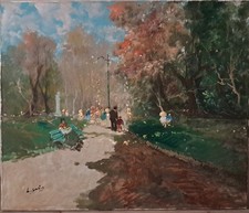 Luigi Santini ? Dipinto  "Parc