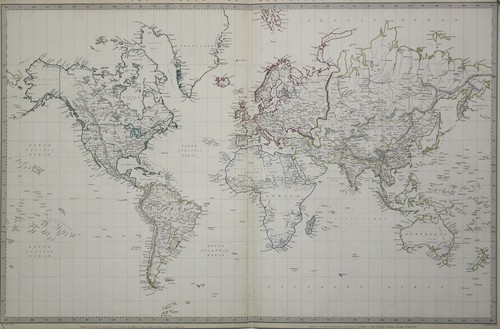 Cartina del mondo - del,