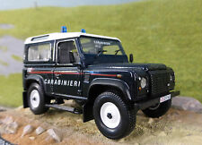 Modellino pressofuso Land Rover Defender TD5 90 polizia carabinieri italiana scala 1:43