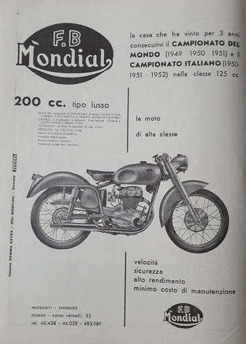 Moto mondial advert - fb,
