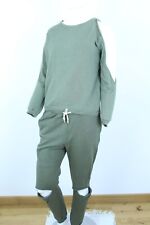 JEANS TUTA COMPLETO DONNA PANTALONE E FELPA