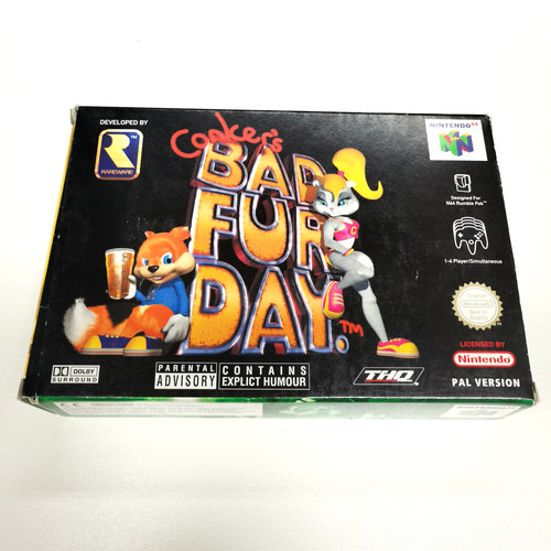Conker bad fur day - conker's, n64