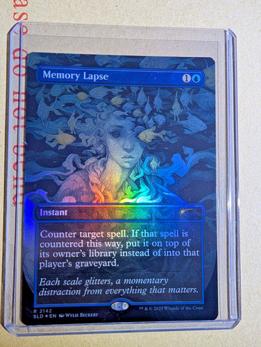 Memory lapse borderless foil - borderless,