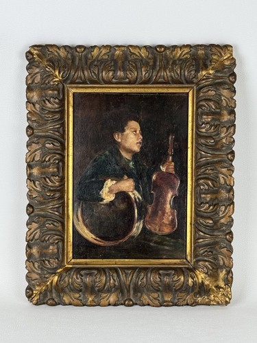 Antico quadro dipinto - quadro, olio