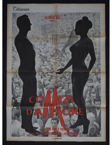 Manifesto comizi amore pier - comizi,