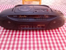 Sanyo radio lettore cd e doppio lettore cassetta