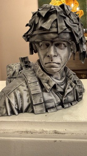 Busto soldato epoca vietnam - busto,