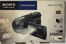Sony Handycam HDR-PJ760V BC 4K 96GB Videocamera con Obiettivo Ottico 10x, Nero