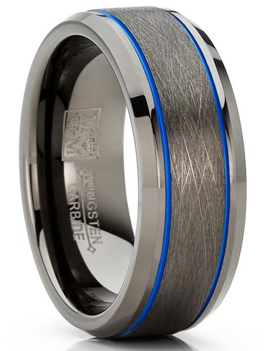 Anello uomo gunmetal tungsteno - anello,