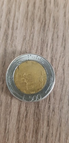 500 lire 1987 rarissime errore - lire,
