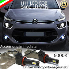 KIT LED CITROEN C4 GRANPICASSO II LAMPADE H11 FENDINEBBIA CANBUS 6000K