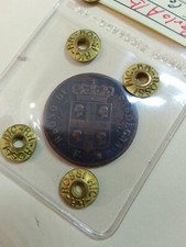 Moneta ( RARA) in (OTTIME  CONDIZIONI) Da 5 Centesimi Del 1842 Re Carlo Alberto 