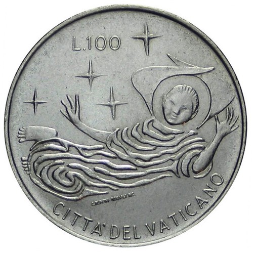 100 lire 1969 angelo - 100, l'angelo