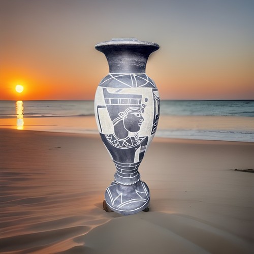 Vaso pietra basalto - vaso, in