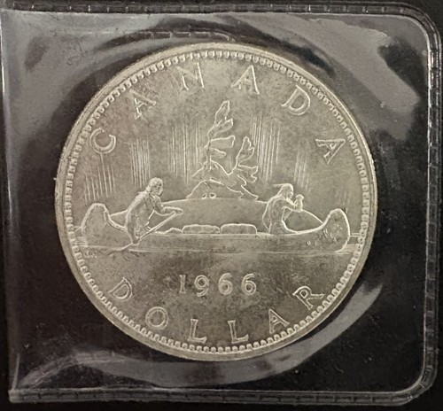 Dollaro canada 1966 argento - canada,
