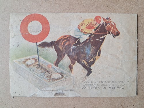 Cartolina lotteria merano - cartolina,