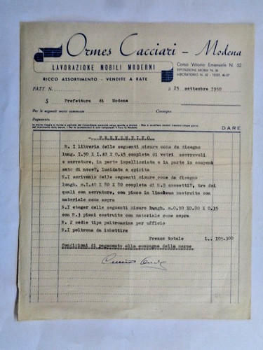 Ormes cacciari mobili modena - cacciari,