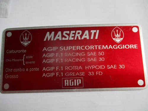 Insegna maserati mexico - insegna,