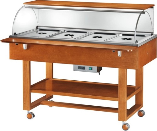 Espositore caldo bagnomaria - caldo,