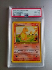 Pokemon Charmander 1st Prima Edizione Base Ita PSA 10