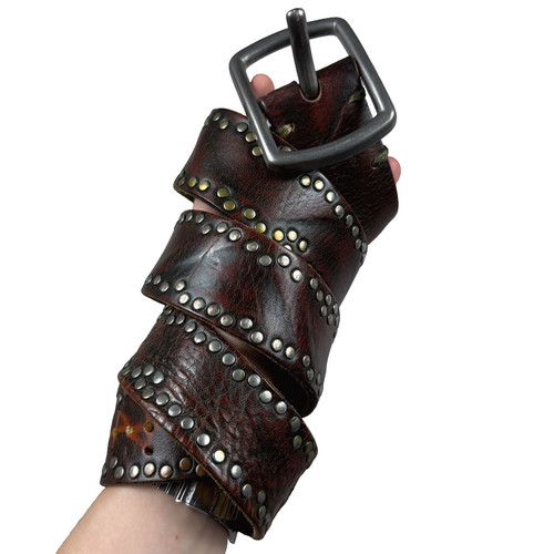 Cintura vintage pelle con - cintura,