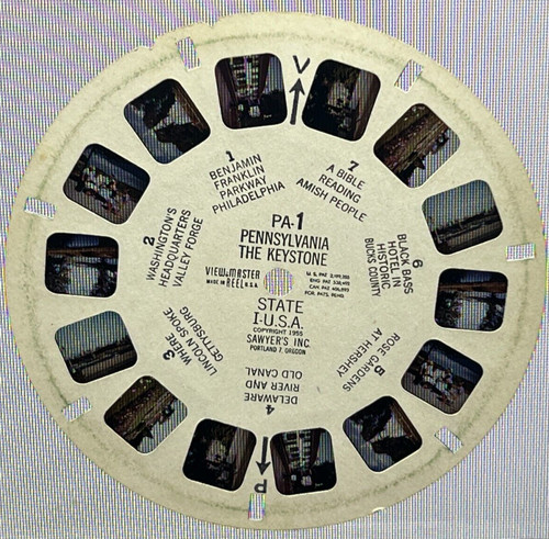 Vintage view master slide reel - slide,