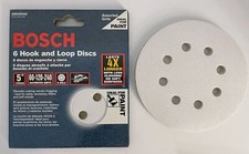 30 BOSCH 5" 8 HOLE HOOK & LOOP