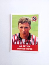 FIGURINA PANINI FOOTBALL 91 INGHILTERRA SHEFFIELD UNITED BRYSON n 273 CON VELINA