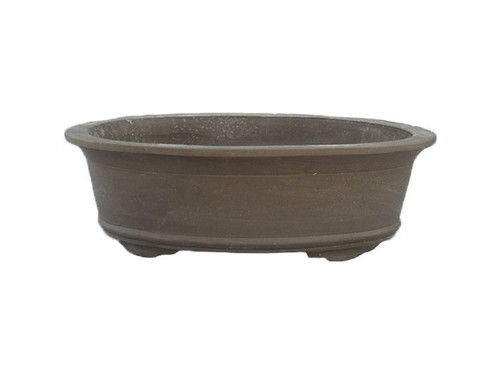 Vaso per bonsai ovale - in, gres