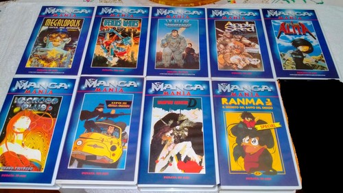 Anime vhs videocassette - anime,