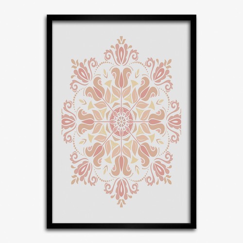 Quadro tulup mdf incorniciato - quadro,