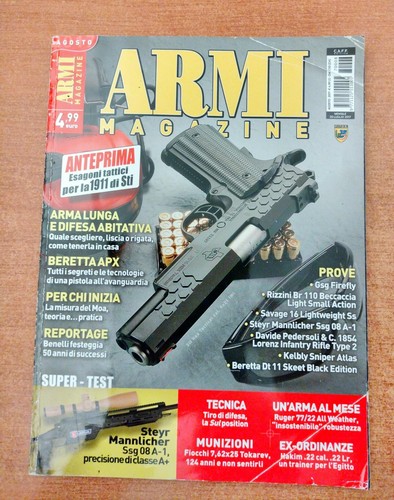 Armi magazine agosto - armi,