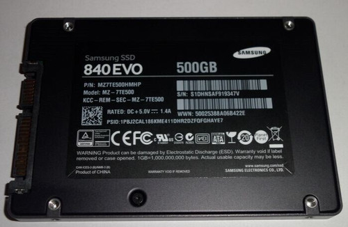 Samsung 840 evo 500 - 500, sata