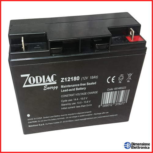 Batteria piombo 12v 18ah - 12v,