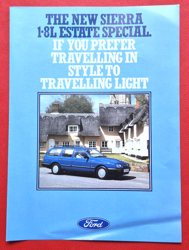 Brochure vendita ford sierra - brochure,