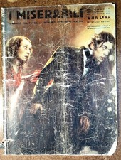 Romanzo " I Miserabili" Victor Hugo 1934 XII Lire Una