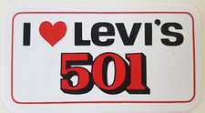 Adesivo Vintage I Love Levis