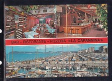 Cartolina Riccione Bar Ristorante Pizzeria La Capannina VEDUTINE HH997