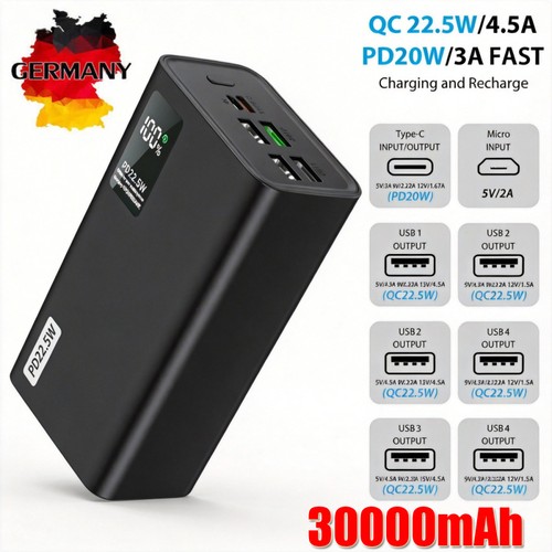 30000mah power bank - power,