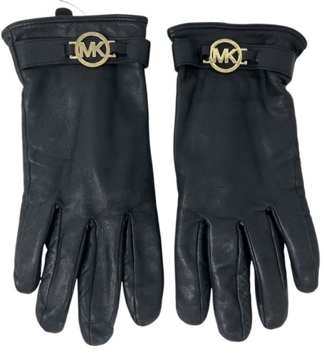 Guanti donna michael - kors, neri