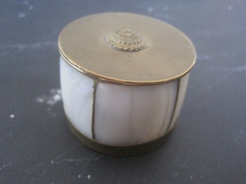 Lattina ottone madreperla - lattina, ottone/madreperla