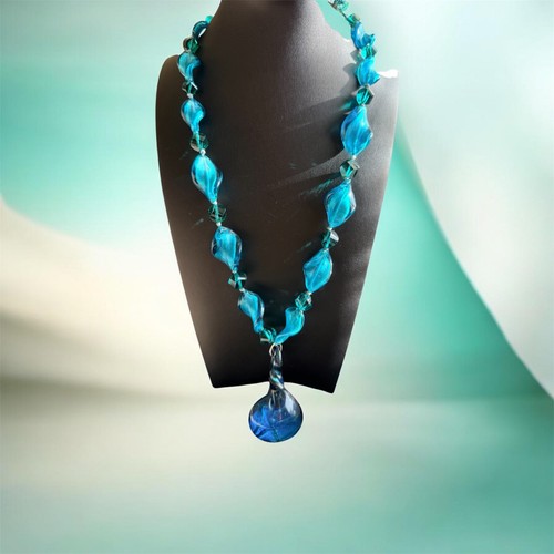 Collana vintage vetro di - collana, in