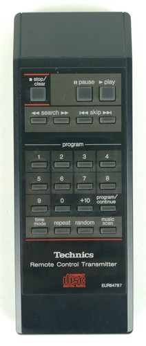 Technics eur 64787 remote - eur,