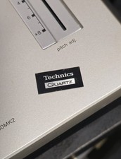 Targhetta Metallica Technics Quartz Originale  1200 1210 COPERCHIO METAL PLATE