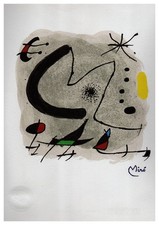 JOAN MIRO  lettera "M"